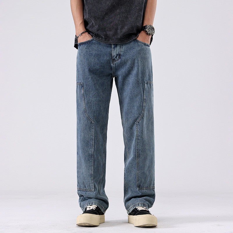 Branded baggy jeans