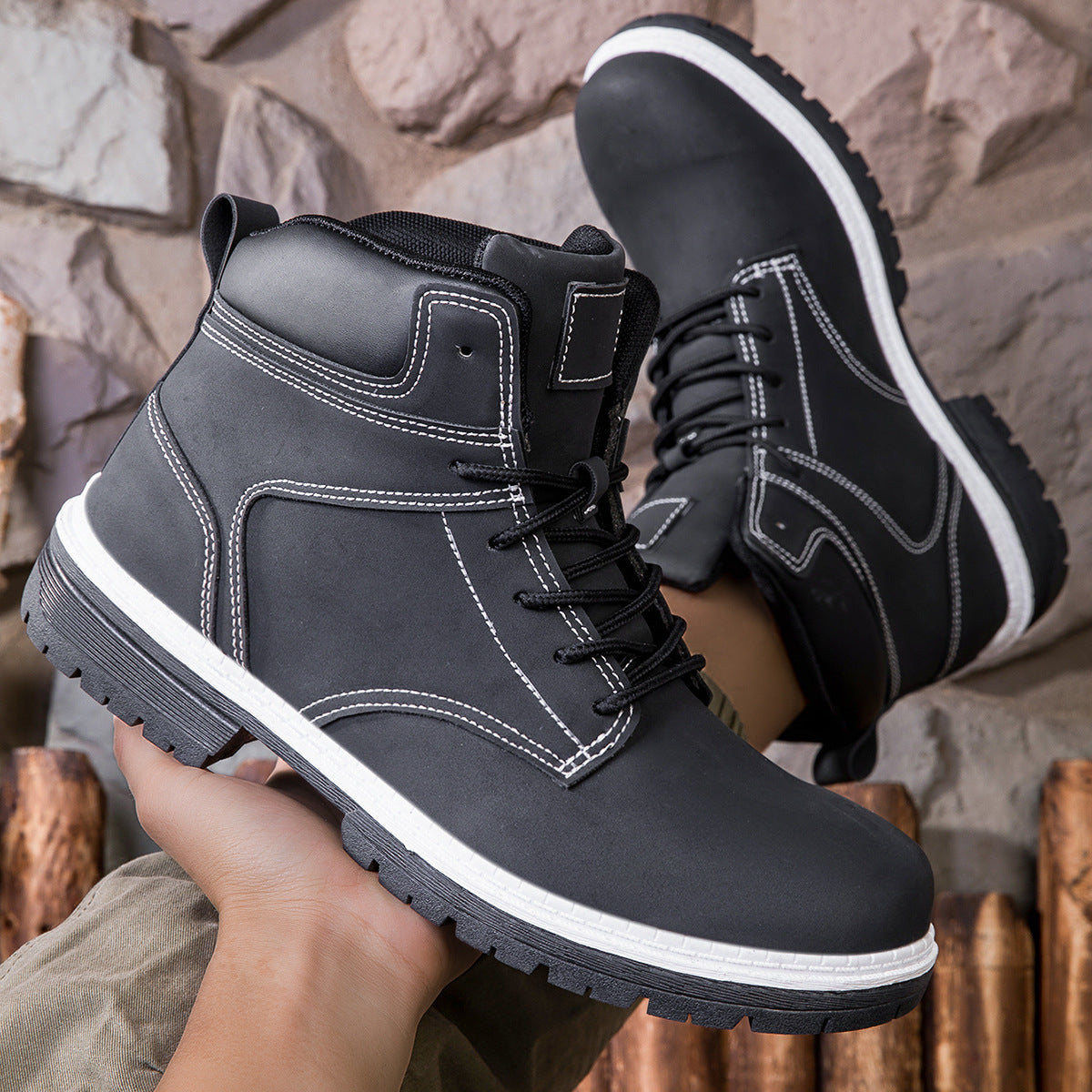 Men's High Street Style Casual Boots