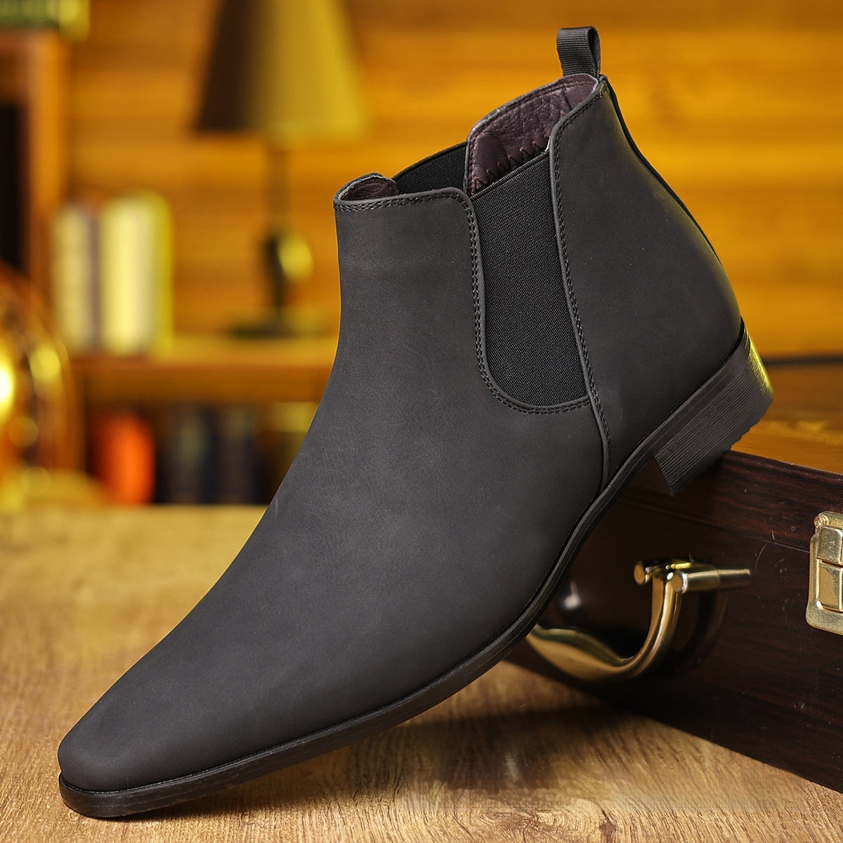 Men's British Style Leather Boots