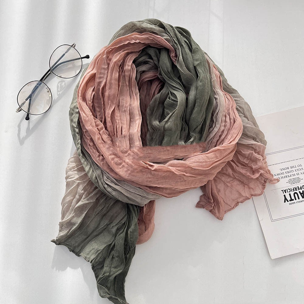 Men's And Women's Color Long Strip Cotton And Linen Feel