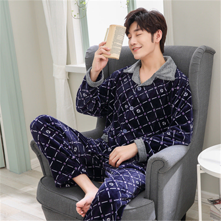 Men's warm casual homewear