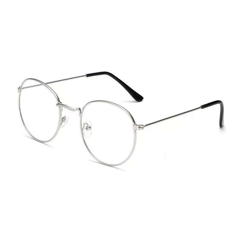 Anti-blue Light Glasses Men's And Women's Korean-style Retro Oval