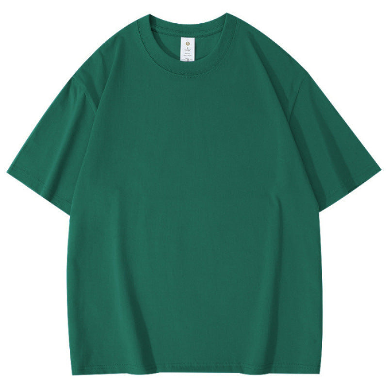 Round neck, short-sleeved T-shirt