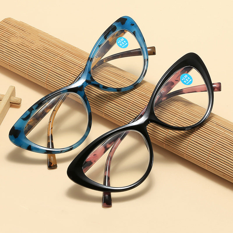 Women's Reading Glasses - Cat Eye Design with Blue Light Filter
