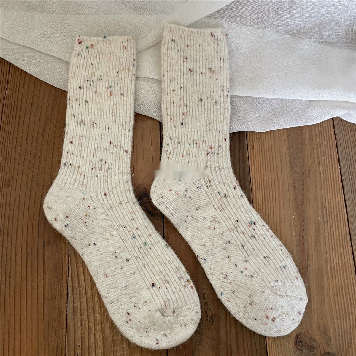 Women´s Socks Solid color Cashmere