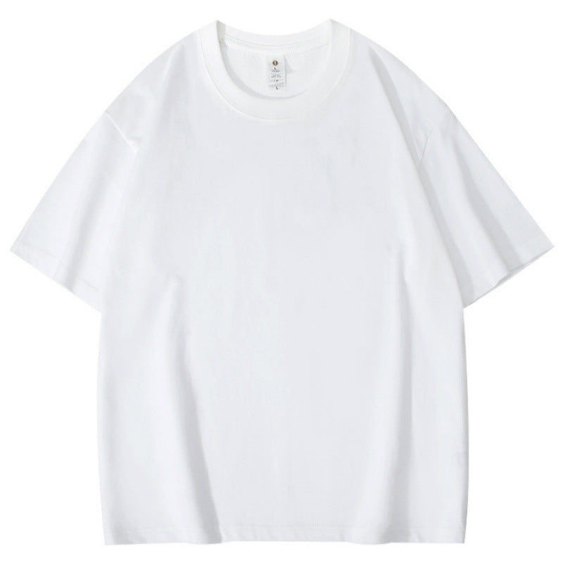 Round neck, short-sleeved T-shirt