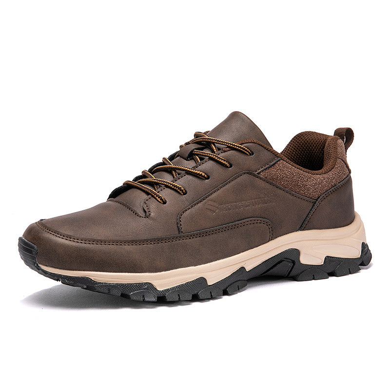 Men's waterproof leather sneakers