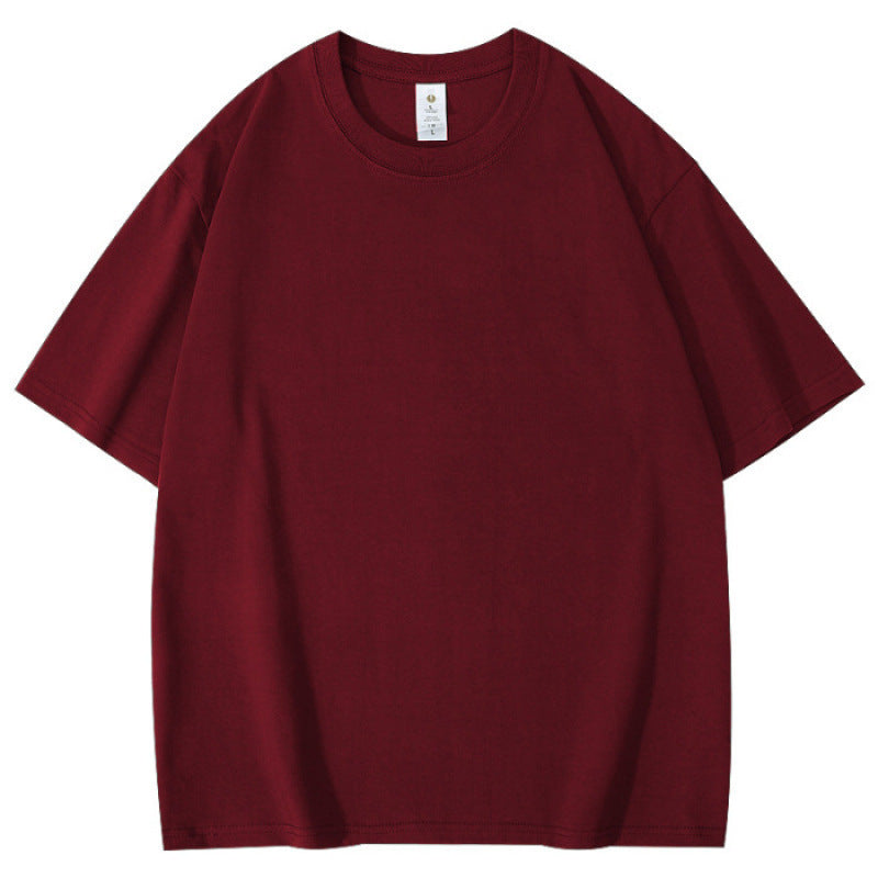 Loose-fitting round-neck T-shirt