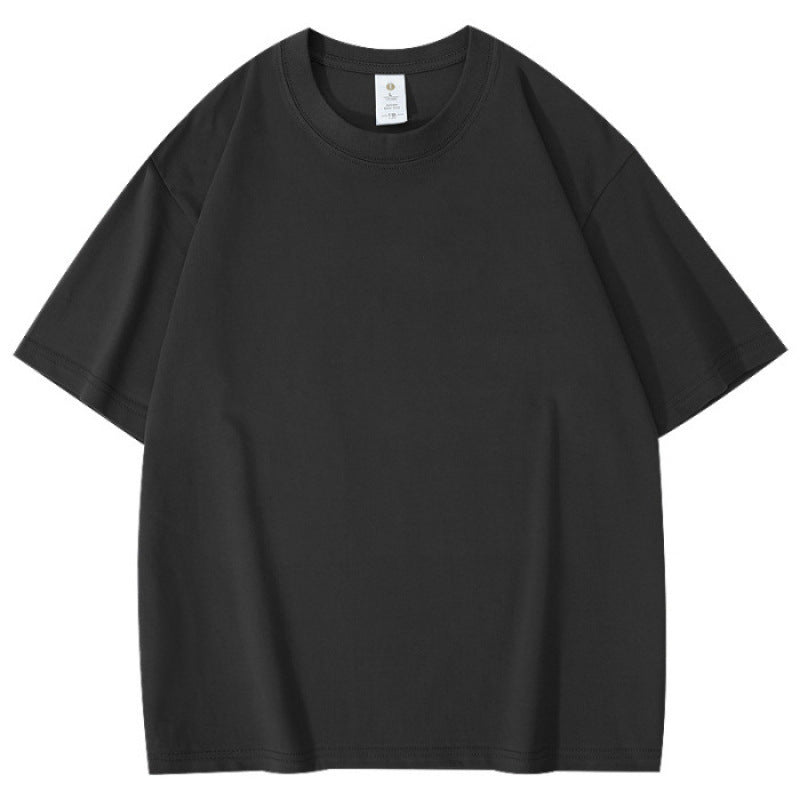 Loose-fitting round-neck T-shirt