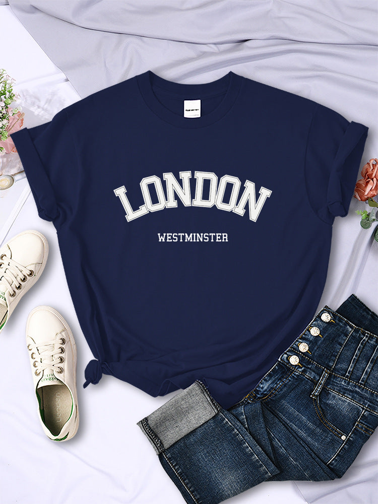 Women's letter T-shirt