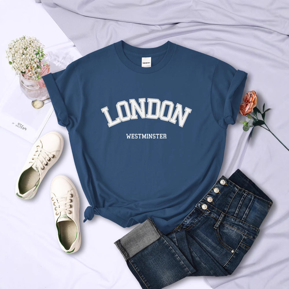 Women's letter T-shirt