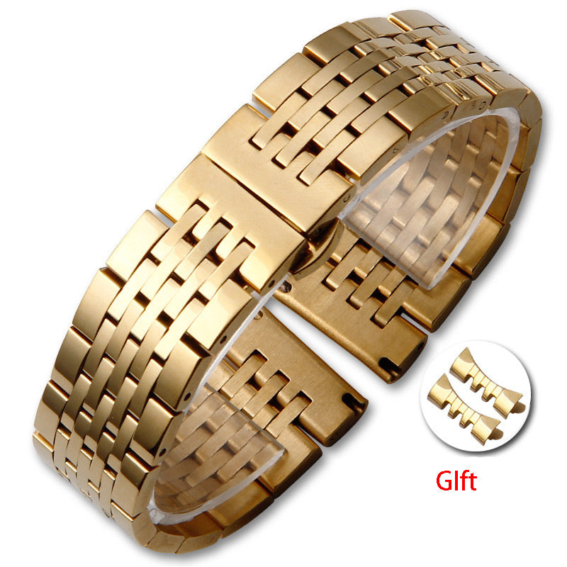 Stainless Steel Solid Seven Beads Strap