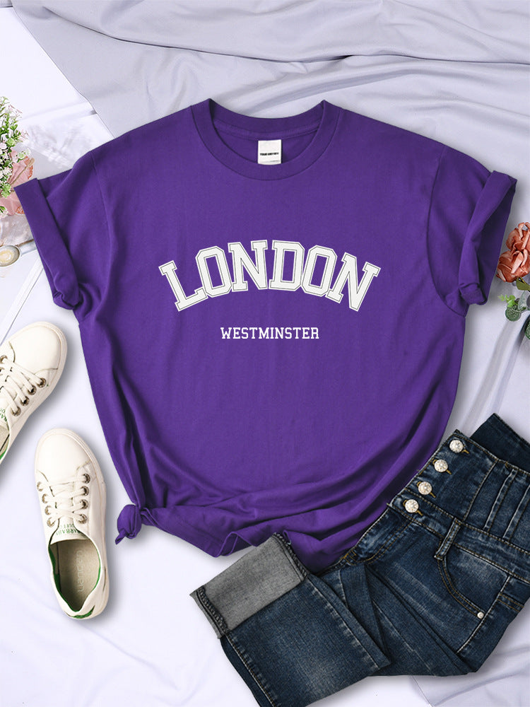 Women's letter T-shirt
