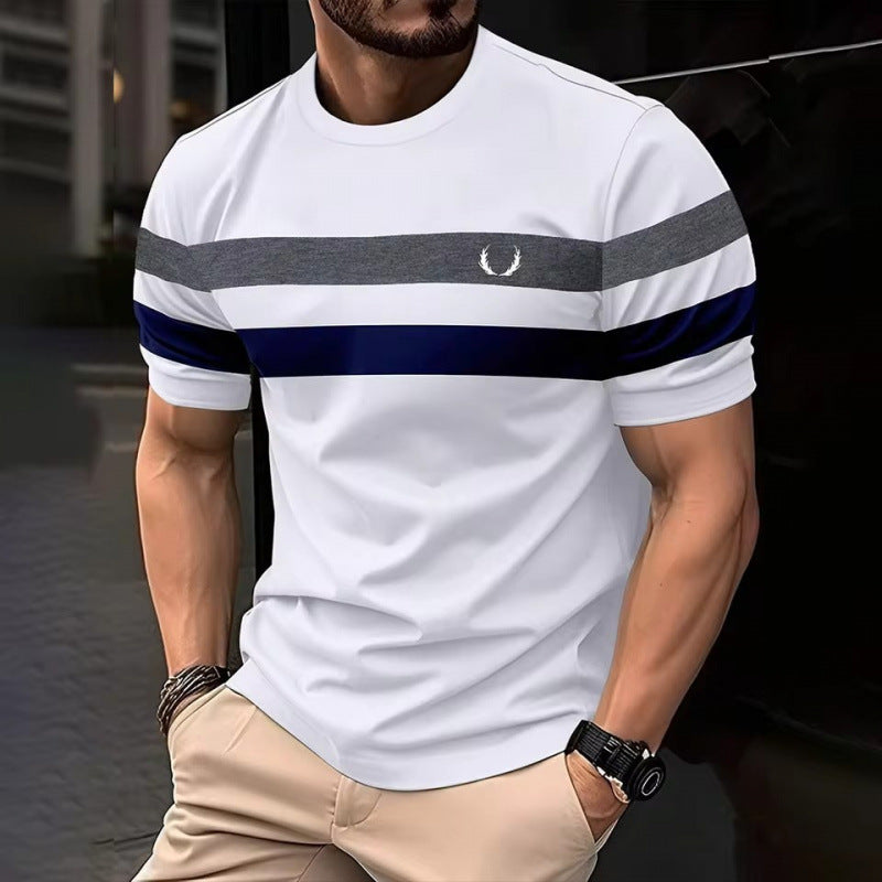 Men's breathable short-sleeved T-shirt