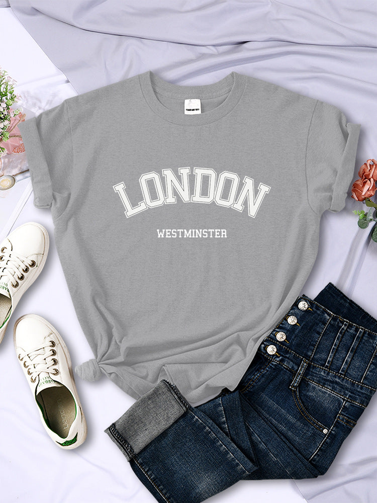 Women's letter T-shirt
