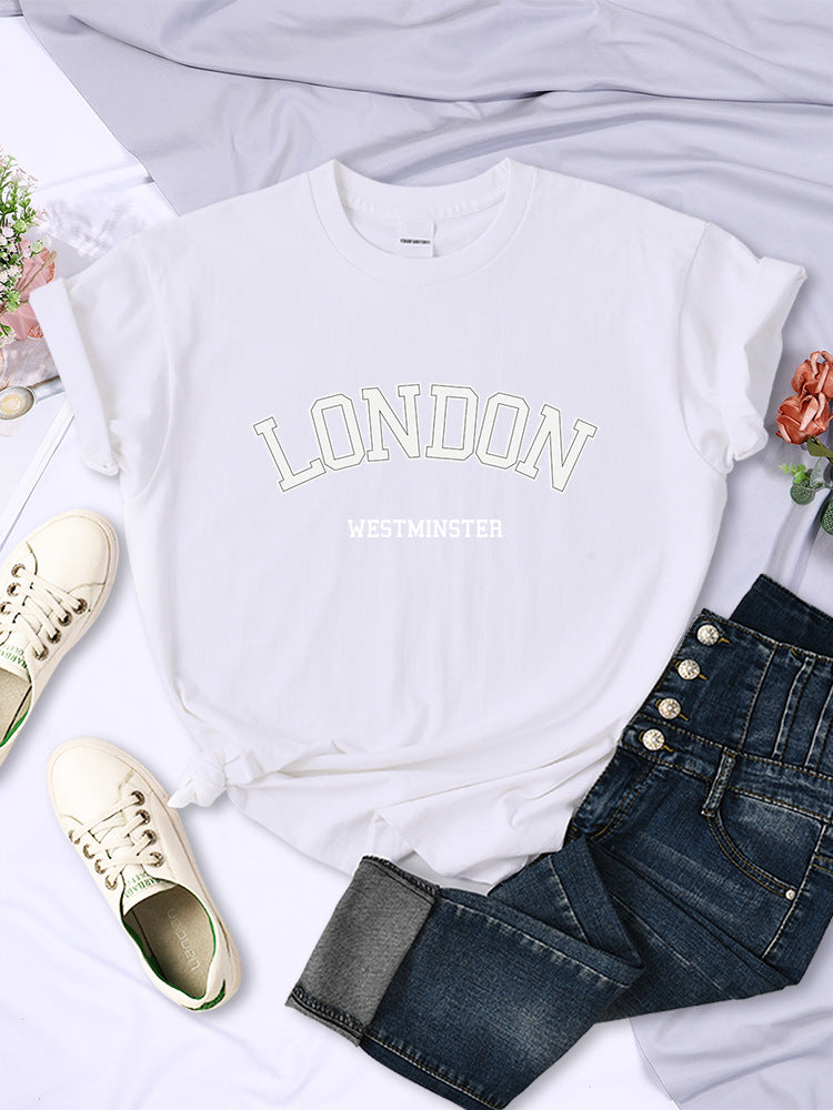 Women's letter T-shirt