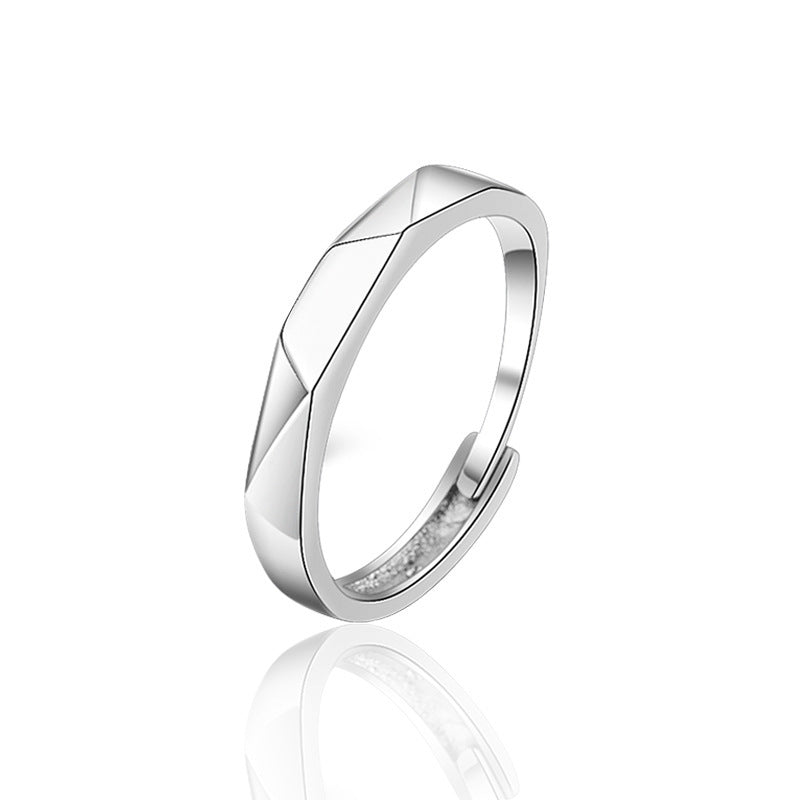 Black And White Diamond Couple Rings Argent Pur Pairs