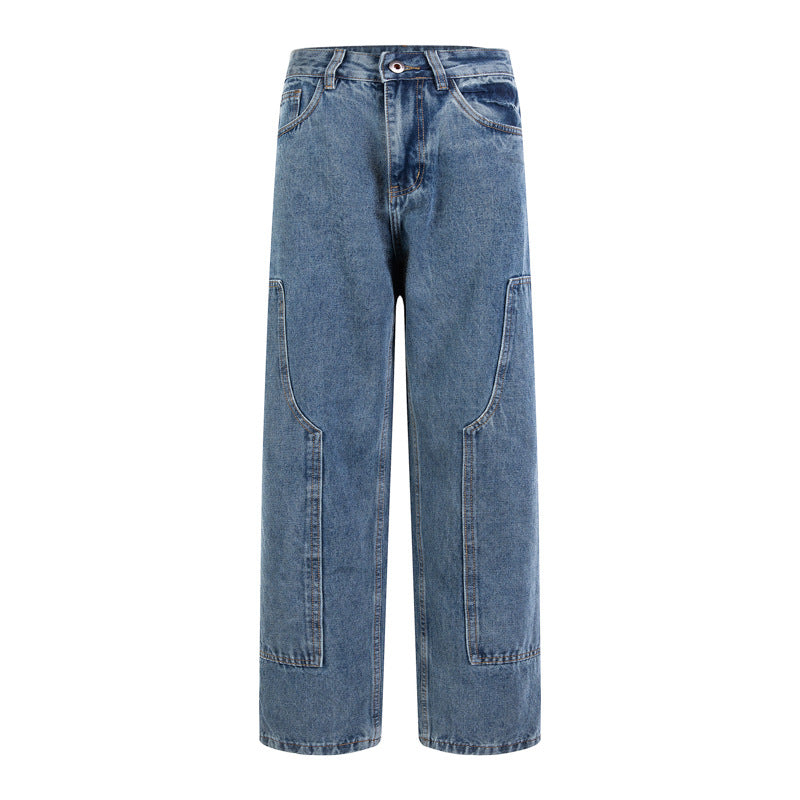 Branded baggy jeans