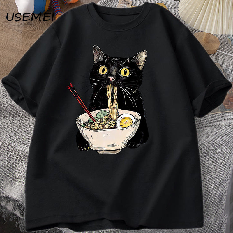 Women´s Print Cat T-Shirt