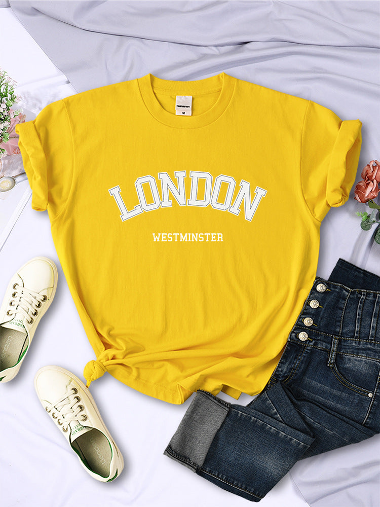 Women's letter T-shirt