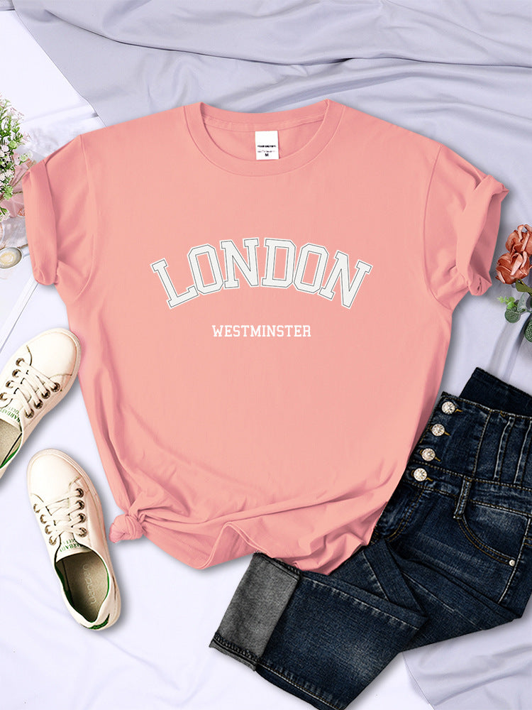 Women's letter T-shirt