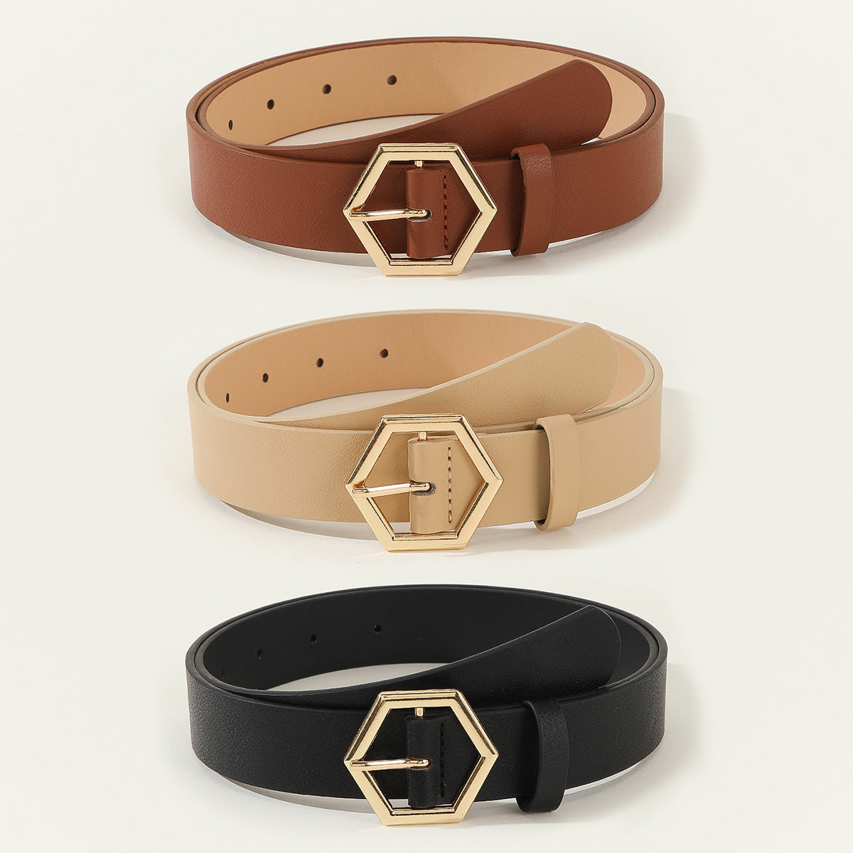 Women's Hexangular Star Belt