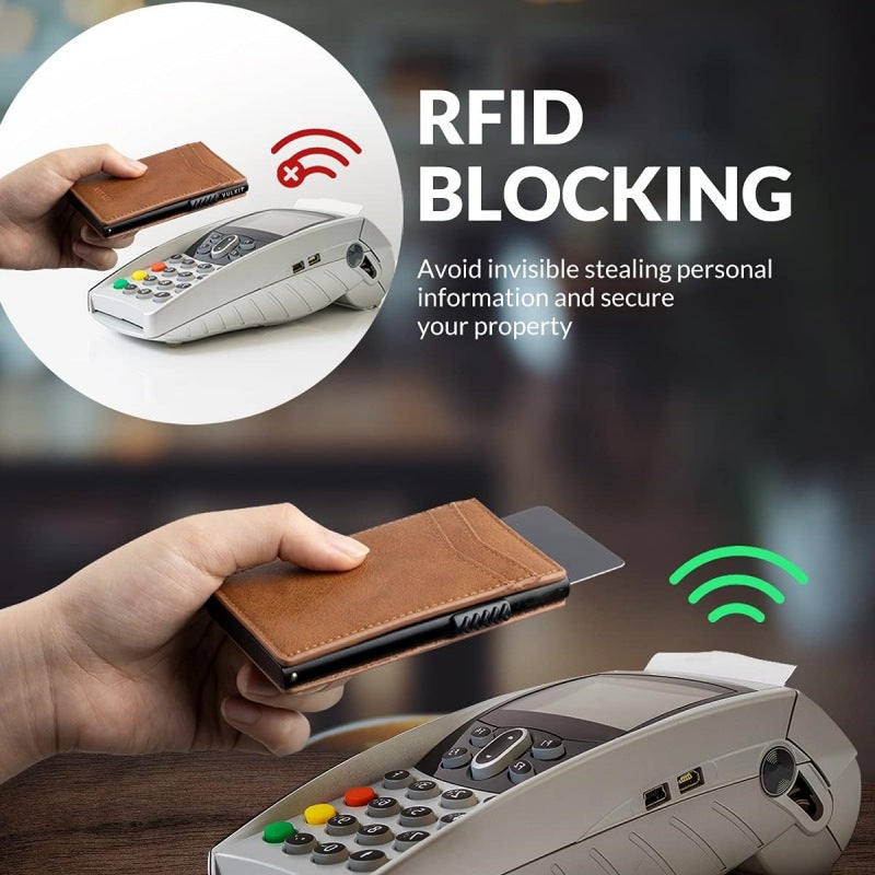 Card Swiping Bag Sleeve Aluminum