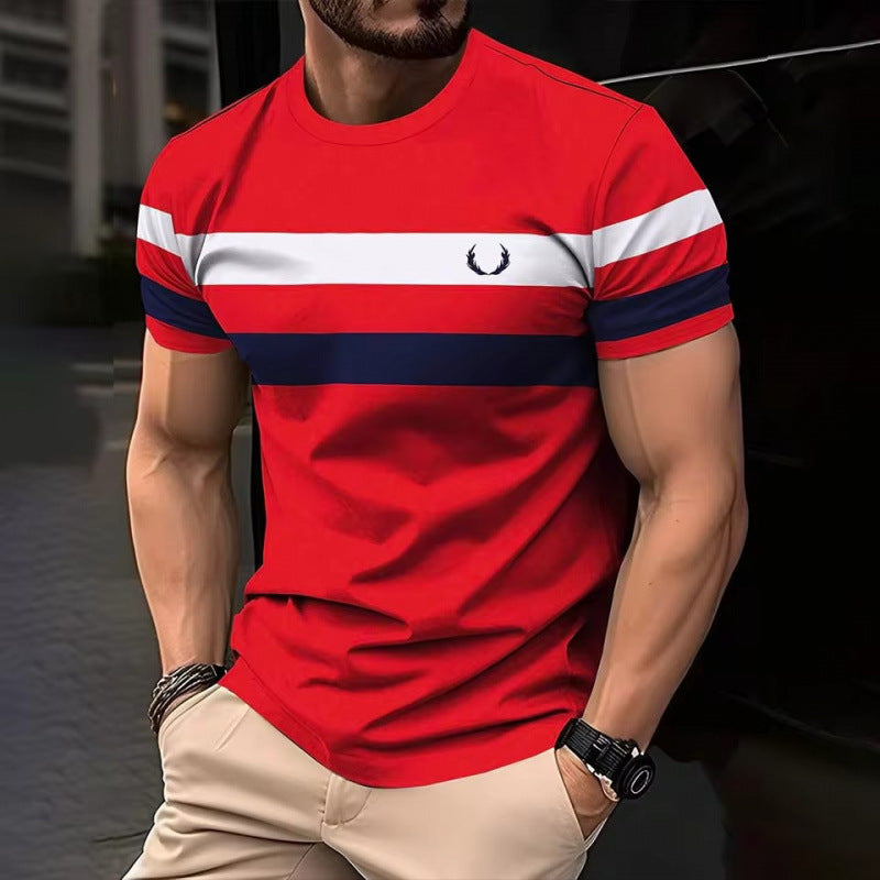 Men's breathable short-sleeved T-shirt