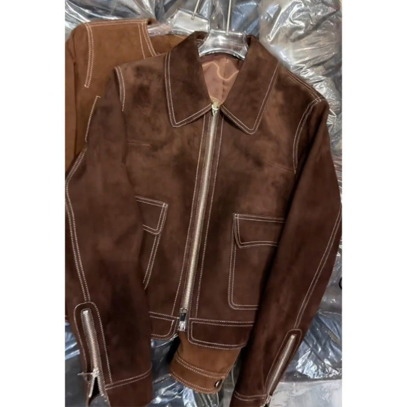 Women's Autumn Long Sleeve Maillard Jacket