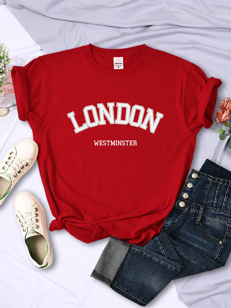 Women's letter T-shirt