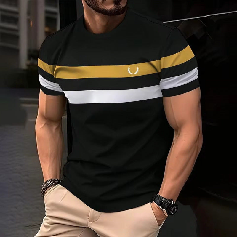 Men's breathable short-sleeved T-shirt