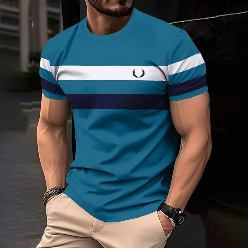 Men's breathable short-sleeved T-shirt