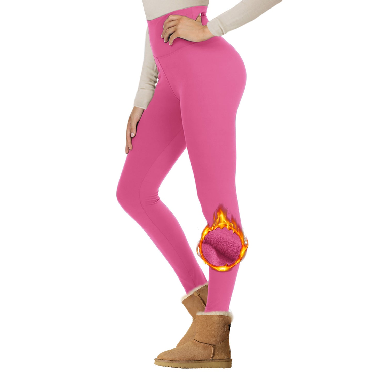 Women's velvet padded leggings
