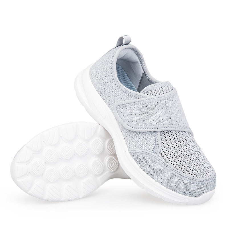 Widened Walking Shoes Summer Woven Mesh