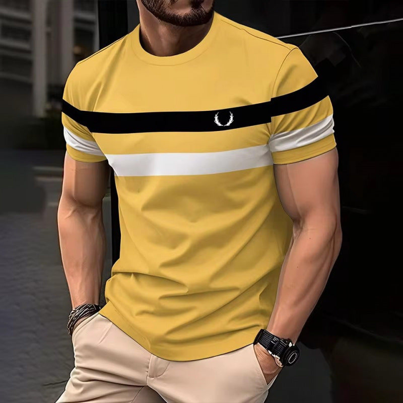 Men's breathable short-sleeved T-shirt