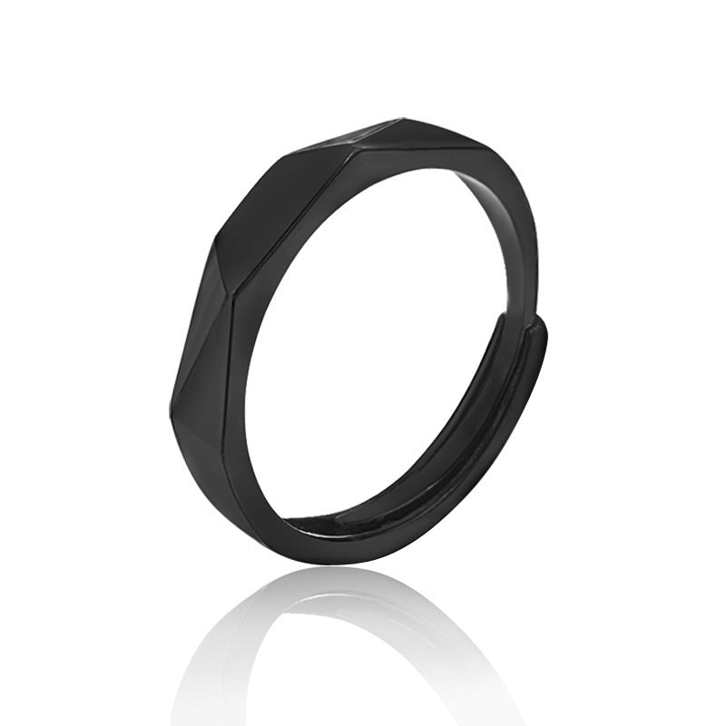 Black And White Diamond Couple Rings Argent Pur Pairs