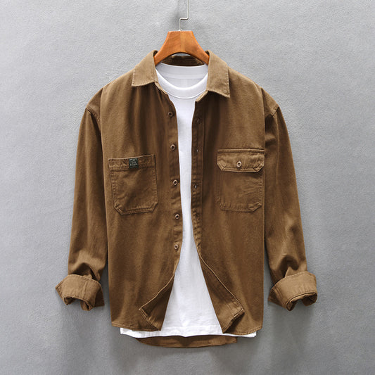 Men's casual cotton shirt