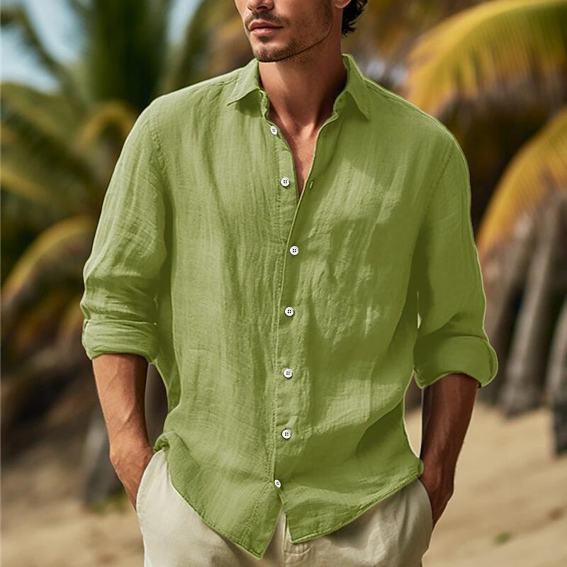 Men's Casual Solid Color Shirt