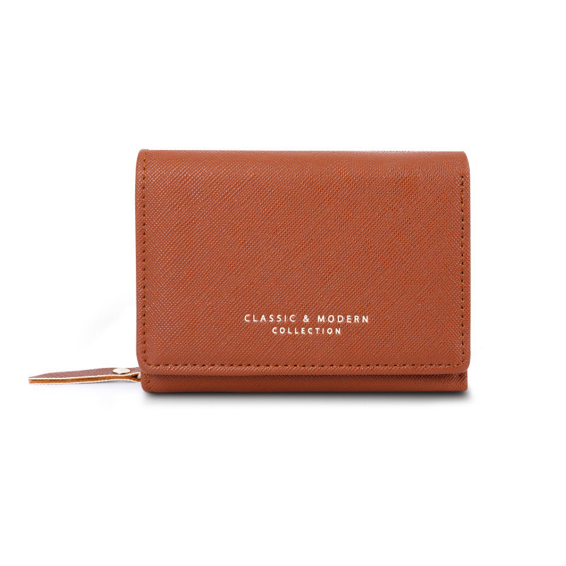 Women's New Three Cute Folding Crossed Coin Purse