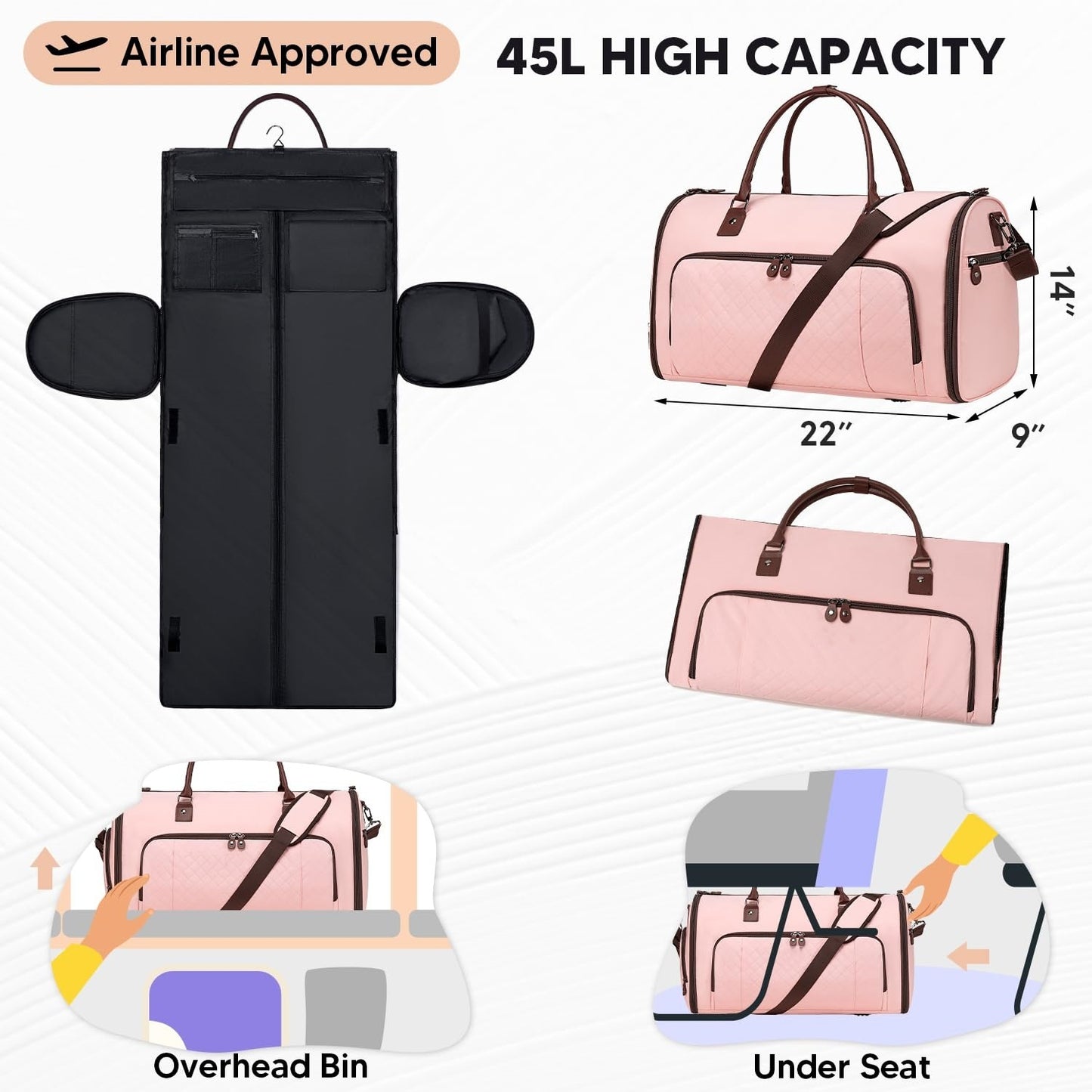Women´s Travel Luggage Bag