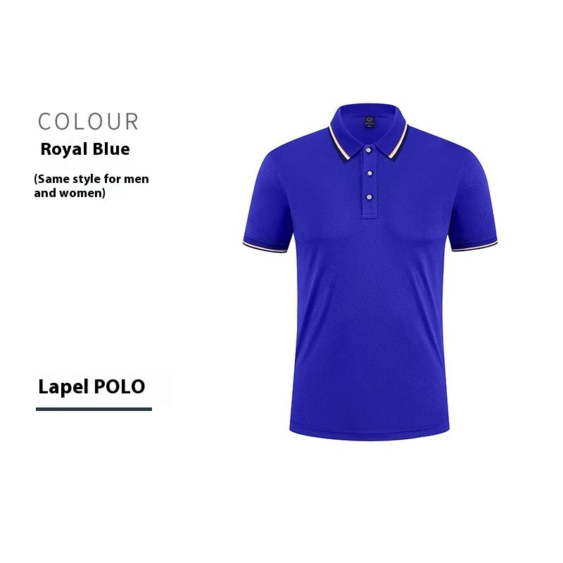 Short-sleeved cotton polo shirt