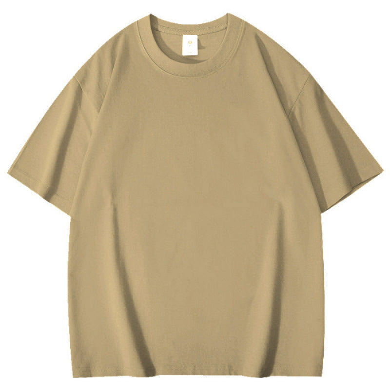 Round neck, short-sleeved T-shirt
