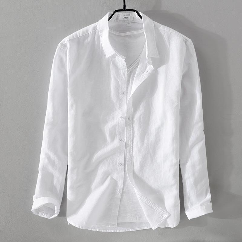 Men's summer long-sleeved shirt