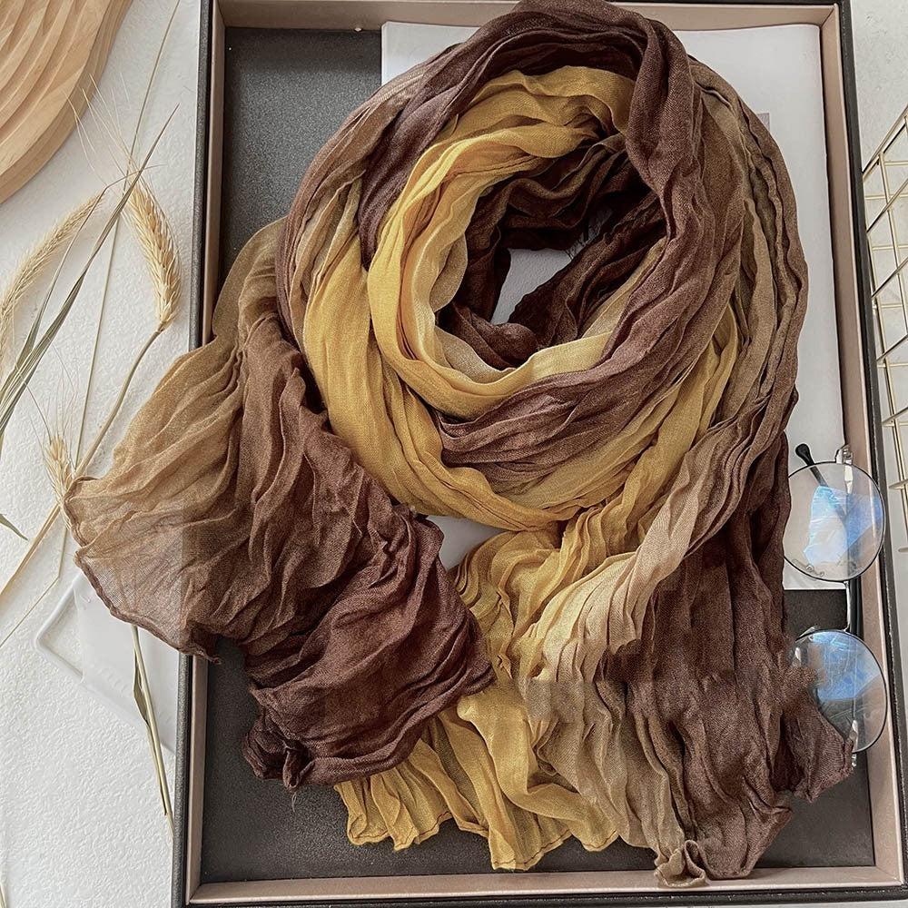 Men's And Women's Color Long Strip Cotton And Linen Feel