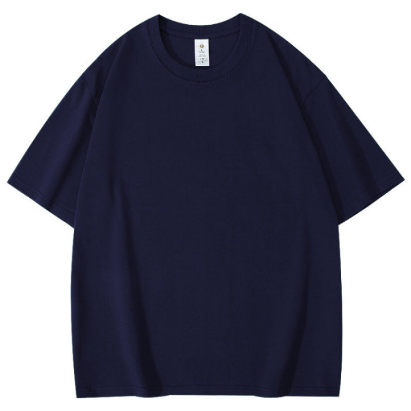 Loose-fitting round-neck T-shirt