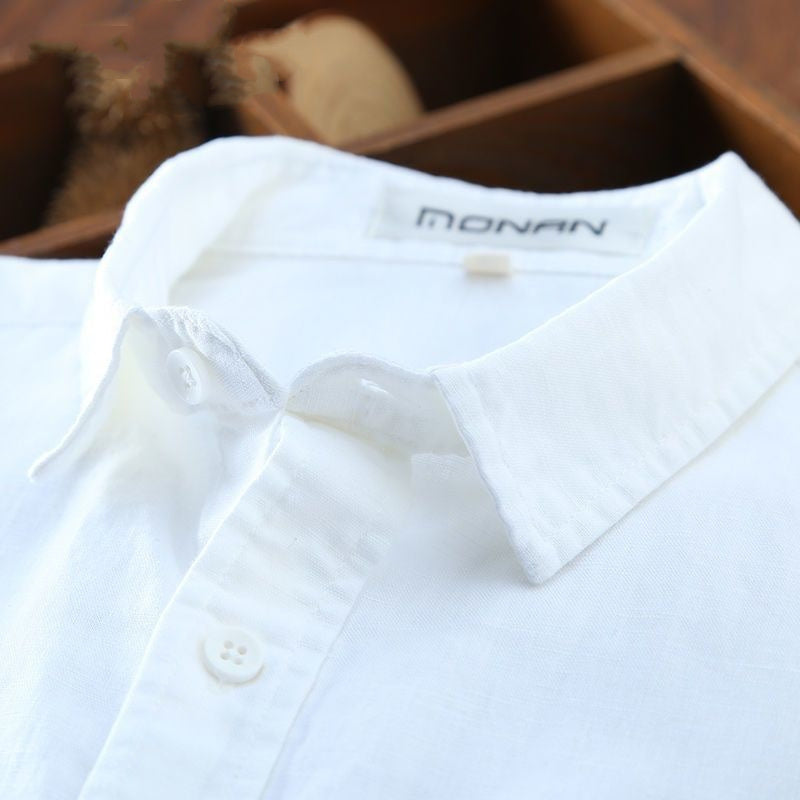 Men's summer long-sleeved shirt
