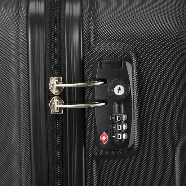 3-In-1 Black Suitcases
