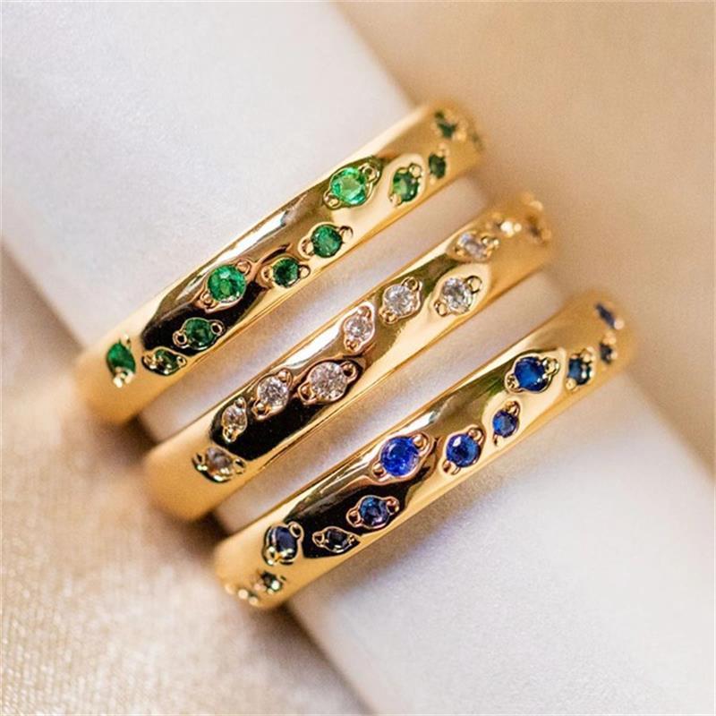 Women's simple alloy ring