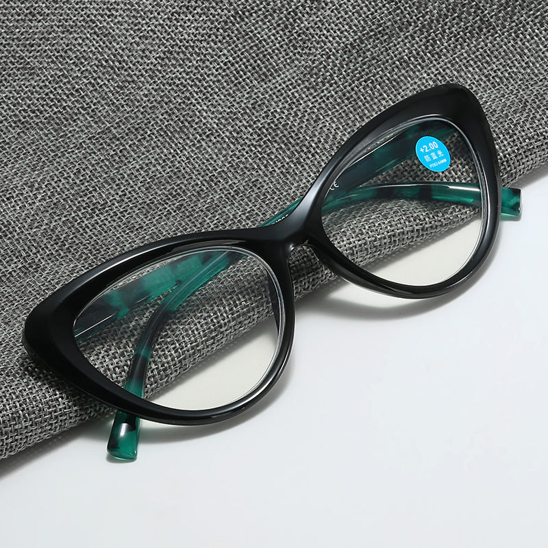 Women's Reading Glasses - Cat Eye Design with Blue Light Filter