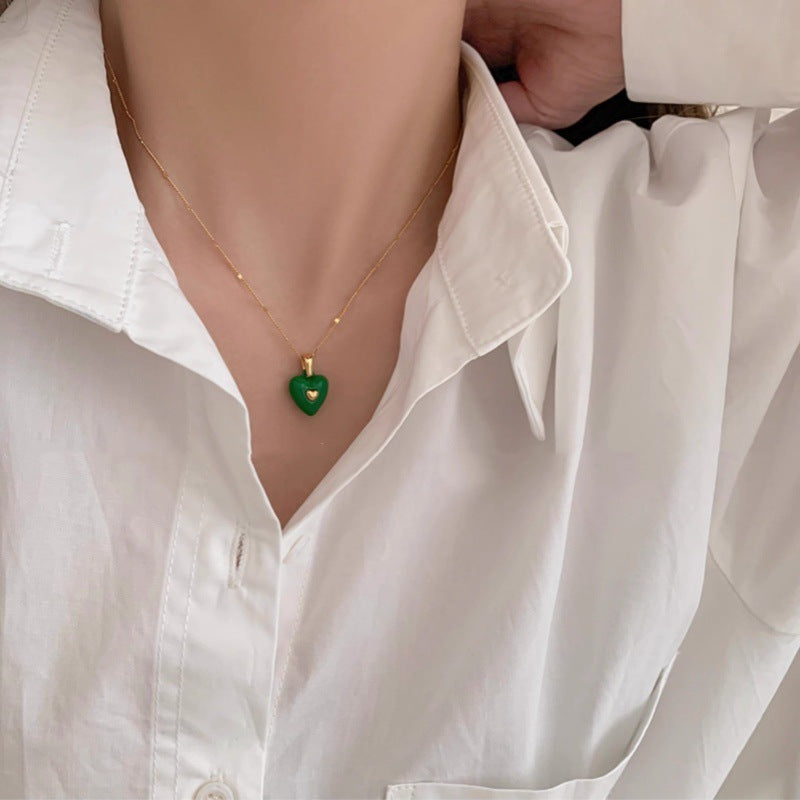 Colorful Love Heart Necklace
